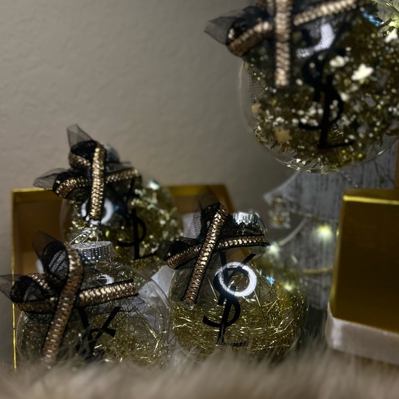 CUSTOM ORDER Handcrafted Holiday Ornaments-Set of 4 - Picture 7 of 16